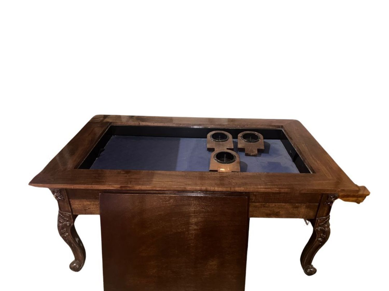 solid wood game table